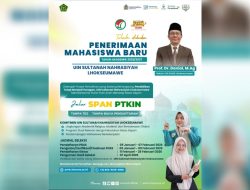 UIN Sultanah Nahrasiyah Lhokseumawe Buka PMB 2026/2027, Jalur SPAN-PTKIN Tanpa Tes dan Biaya
