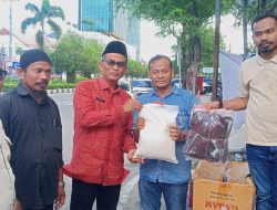 Sekwan DPRA Khuddri Kunjungi Posko Peduli Bencana PSI Aceh, Apresiasi Solidaritas Jurnalis