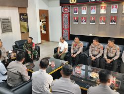 Kapolres Sibolga dan PJU Sambut Kunjungan Danrem 023/KS, Perkuat Sinergitas TNI–Polri