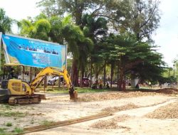 Target Seminggu, Sekda Kota Langsa: Pembersihan Lumpur Lapangan Merdeka Dibantu PT. WIKA