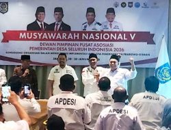 Munas V APDESI Tetapkan Junaedhi Mulyono Ketua Umum, Ketua Aceh: Semangat APDESI Makin Maju