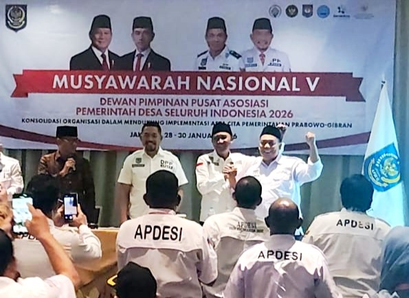 Munas V APDESI Tetapkan Junaedhi Mulyono Ketua Umum, Ketua Aceh: Semangat APDESI Makin Maju 1 IMG 20260130 012700