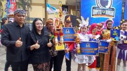 Gema Swara Mardika SMP 1 Paguyangan Sabet Juara 1 Drumband HUT Brebes ke-348