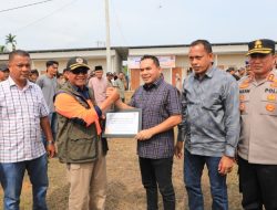 Pemko Lhokseumawe Serahkan 67 Huntara Bantuan BNPB, Pemulihan Korban Banjir Dikawal Transparan