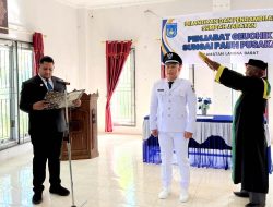 Camat Langsa Barat Lantik Saifullah sebagai Pj Geuchik Sungai Pauh Pusaka