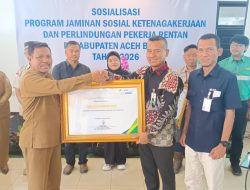 Perusahaan di Aceh Barat Salurkan Dana CSR Lindungi 2.308 Pekerja Rentan Program BPU