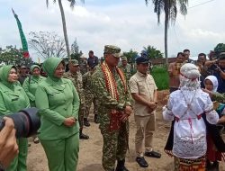 Pangdam Resmikan Jembatan Gantung Garuda II di Pringsewu