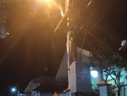 Dishub Brebes Respons Cepat Keluhan Warga, 3 Titik PJU Pertigaan Krajan Bumiayu Kembali Menyala