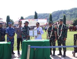 TMMD Reguler Ke-127 Brebes Rampung, Jalan Rabat Beton Desa Cikuya Siap Dongkrak Ekonomi Lokal