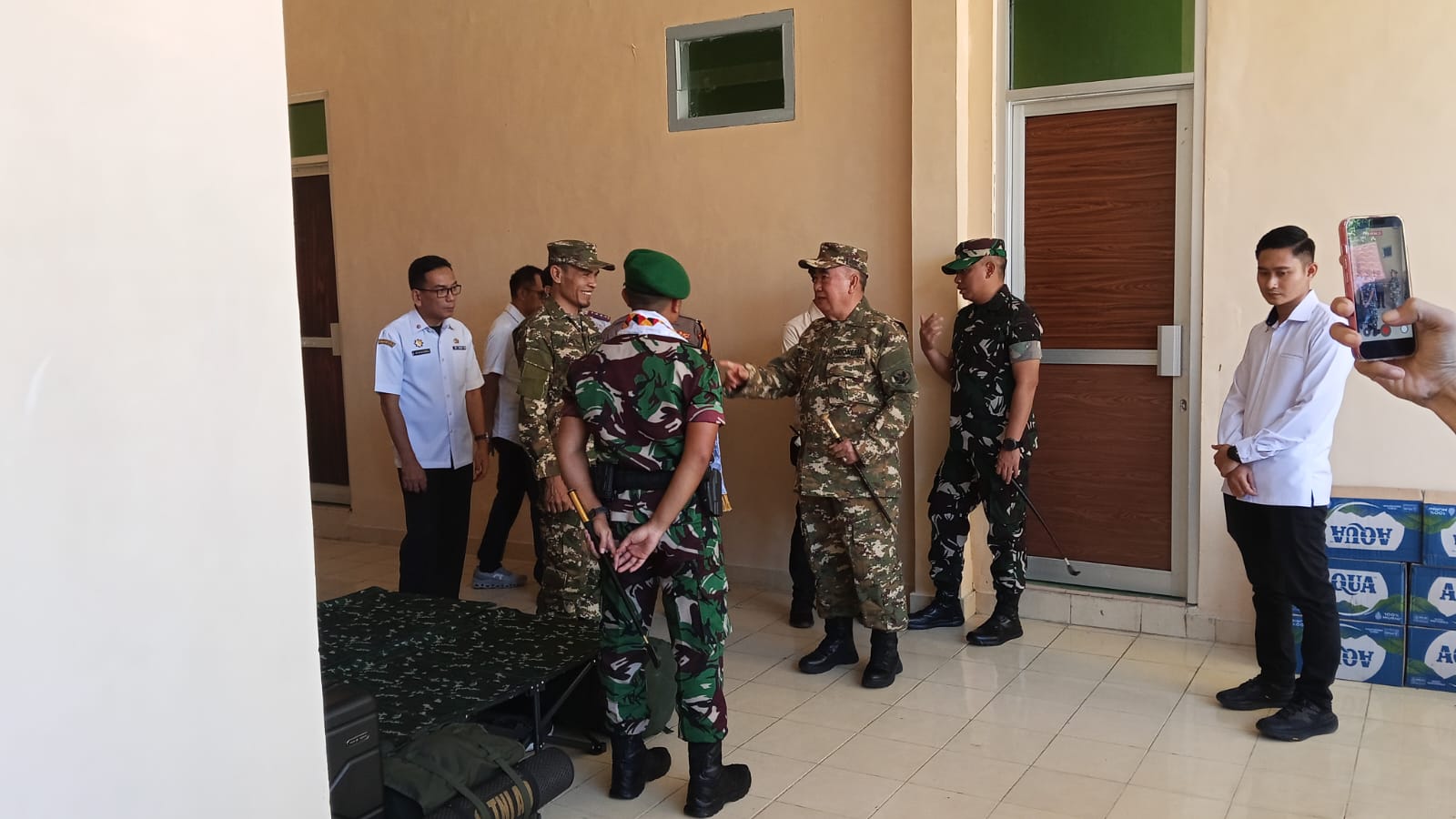 Upacara Penyambutan Yonif TP 945/PPC di Tanggamus, Sinergi TNI-Pemda Diperkuat 1 IMG 20260318 WA0031