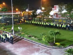 Polres Brebes Gelar Apel Gabungan, Siagakan Personel untuk Pengamanan Malam Takbiran Idul Fitri 1447 H