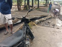 Banjir Guncang Desa Buara, Jalan Poros dan Jembatan Ambrol Total