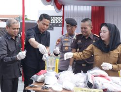 Kejaksaan Negeri Brebes Musnahkan Barang Bukti dari 33 Perkara, Narkotika dan Obat Keras Ilegal