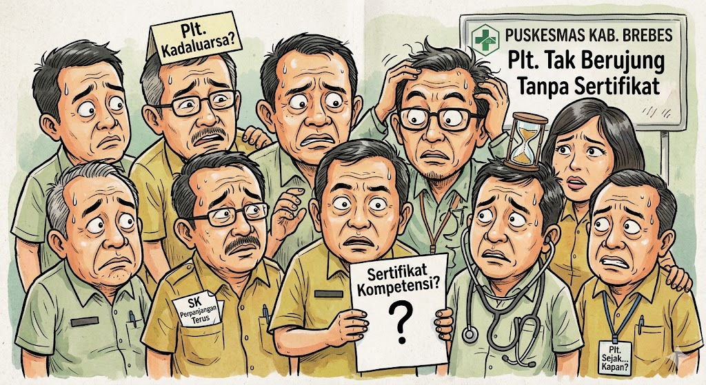 Dualisme Masalah di Puskesmas Brebes: Ada Plt Menjabat 2 Tahun & Belum Miliki Sertifikat Kompetensi 1 IMG 20260411 WA0031