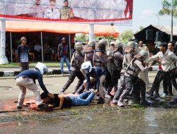 Sispam Kota Brebes Gelar Latihan Terpadu, Siap Amankan May Day dengan Humanis dan Profesional