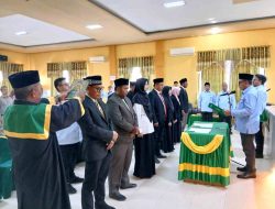 Rektor IAIN Langsa Lantik Pejabat Pelaksana Akademik, Administrasi dan Tenaga Fungsional