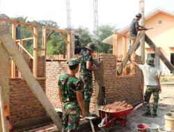 Capai Tahap Penting, Progres Nyata Rumah Bantuan TMMD Reguler 128 di Alue Canang