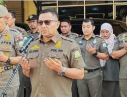 Reza Saputra Pimpin Apel Perdana Satpol PP dan WH Aceh