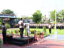 Polres Brebes Gelar Upacara Kenaikan Pangkat Pengabdian, IPDA Siswanto Naik Tingkat