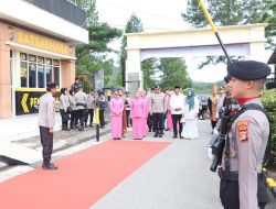 Kunker ke Polres Gayo Lues, Kapolda Aceh Tekankan Peningkatan Pelayanan dan Tandatangani Prasasti Pembangunan Polsek Dabun Gelang