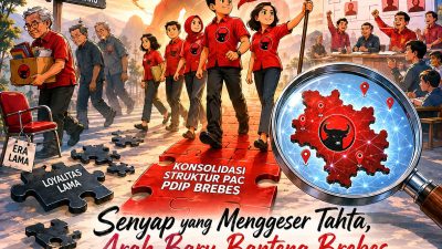 Senyap yang Menggeser Tahta: Membaca Operasi Sunyi Konsolidasi Politik PDIP Brebes