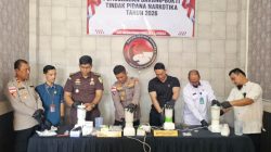 Ungkap Enam Kasus Narkotika, Polres Langsa Musnahkan 2,5 Kg Sabu