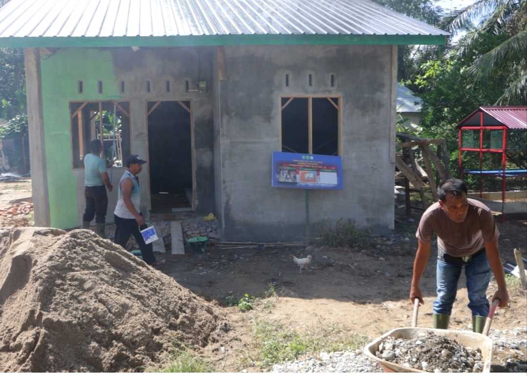 Pembangunan RTLH Program TMMD Kodim 0104/Aceh Timur Dikebut Masuki Tahap Finishing 1 IMG 20260515 154546