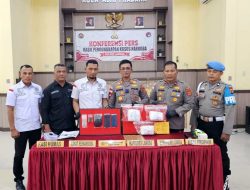 Polres Langsa Tangkap Dua Tersangka Narkotika dan Sita 3 Kilo Lebih Sabu