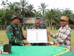 TMMD Ke-128 Kodim 0104/Atim Berakhir, Irdam IM Pimpin Upacara Penutupan di Alue Canang