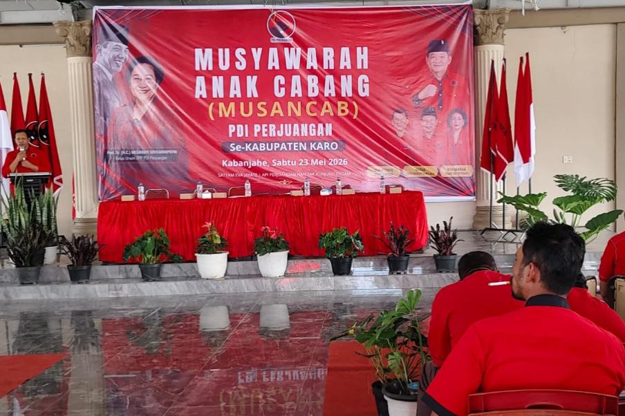 Musancab 2026, Sebanyak 17 PAC PDI Perjuangan se-Kabupaten Karo Terpilih 1