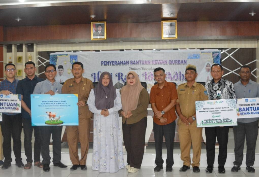 Pemko Langsa Salurkan 62 Hewan Qurban Sambut Idul Adha 1447 Hijriyah Kepada Masyarakat 2 IMG 20260526 205652