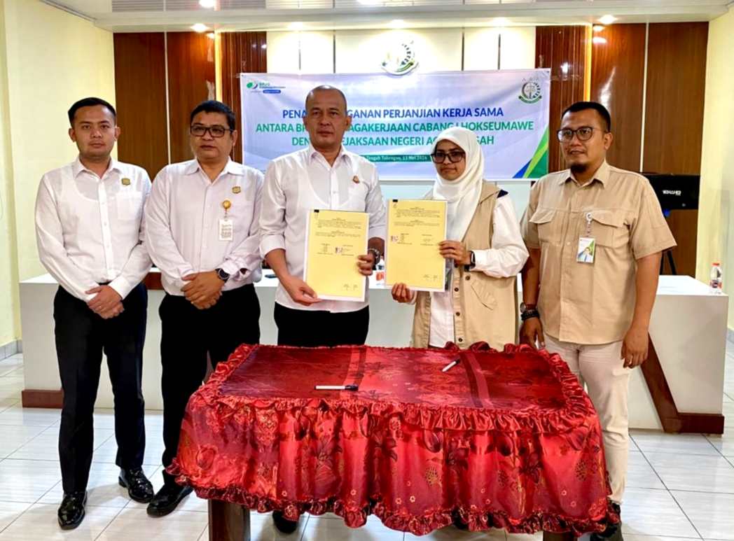 BPJS Ketenagakerjaan Lhokseumawe Gandeng Kejaksaan Perkuat Kepatuhan Program Jamsostek 1 IMG 20260530 155349