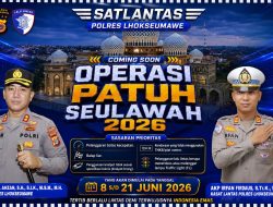 Satlantas Lhokseumawe Gelar Operasi Patuh Seulawah 2026, Ini 5 Pelanggaran yang Jadi Sasaran