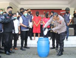 Putus Rantai Edaran Narkoba: Polda Jateng Musnahkan Bukti, Berpotensi Selamatkan 167 Ribu Jiwa