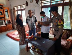 Kolaborasi Polsek Wanasari dan Puskesmas Jagalempeni Gencarkan Skrining TB Paru di Desa Glonggong