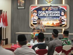 Perkuat Kerukunan, Polres Brebes Gelar Doa Lintas Agama di HUT Bhayangkara ke-80