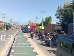 Parkir Liar Truk di Sekitar Jembatan Timbang Tanjung Ganggu Kelancaran dan Keselamatan Jalan