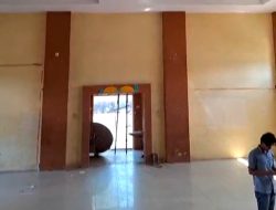 Gedung KNPI Langsa Dibobol Maling: Instalasi Listrik dan Pintu Kaca Raib
