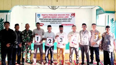 Calon Geuchik Baroh Langsa Lama Ditetapkan, Berikut Nomor Urut Para Kandidat 9 IMG 20260618 190712