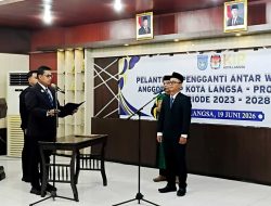 Wali Kota Lantik Mohammad Khoiri Sebagai PAW Anggota KIP Langsa
