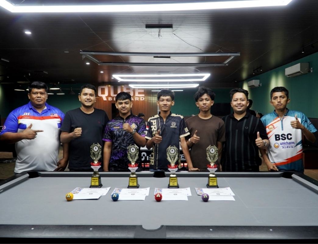 Turnamen 9 Ball Sukses, POBSI: Qube Billiard Sah Jadi Pusat Latihan Pertama Banda Aceh 1 IMG 20260621 131834