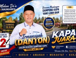 Angkat Jadup, Irmansyah Danton Usung Gampong Kapa Juara Untuk Perubahan
