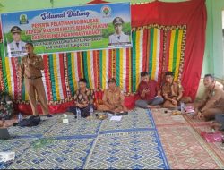 Camat Teupah Barat Sosialisasi Qanun Aceh Tentang Pembinaan Kehidupan Adat dan Adat Istiadat