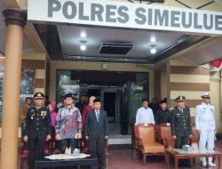 Wakil Bupati Simeulue Bersama Forkopimda Hadiri Upacara Peringatan HUT Bhayangkara ke-80 tahun 2026