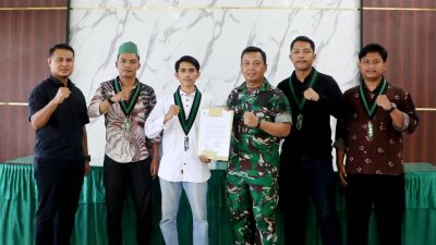 HMI Langsa Silaturahmi ke Dandim 0104/Atim: Sampaikan Pokir Persoalan Implementasi Asta Cita Presiden 10 IMG 20260710 000345