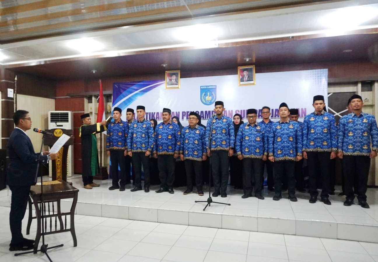 Wali Kota Langsa Kembali Lantik Pejabat Eselon III: 16 Jabatan Dirotasi 1 IMG 20260718 161719