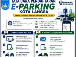 Layanan E-Parking Kota Langsa: Lebih Mudah, Praktis dan Hemat