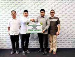 Baitul Mal Kota Langsa Terima Zakat Perusahaan Bank Aceh Syariah Cabang