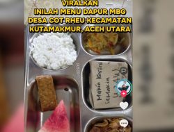 Media Sosial Ramai Soroti Menu MBG Cot Rheue, Guru dan Wali Murid Sampaikan Keluhan