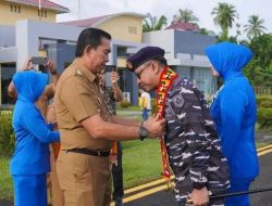Bupati Simeulue Bersama Forkopimda Sambut Danlanal Baru